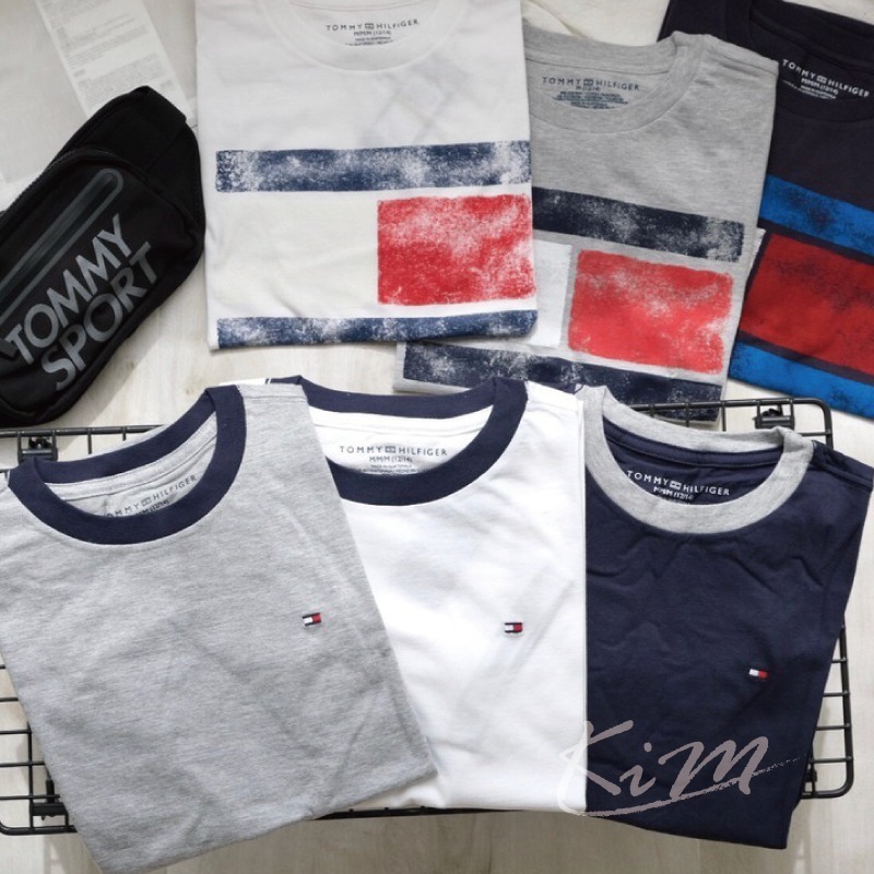 Tommy Hilfiger  (男女可穿) 經典Logo 小標刺繡設計 短Tee 短袖上衣 情侶裝-細節圖3