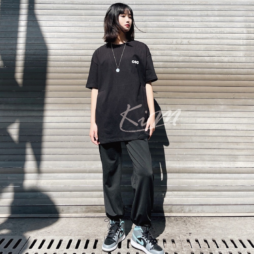 韓國cec 短袖 T恤 短T TEE CHANCECHANCE 胸口小標 夏季-細節圖7