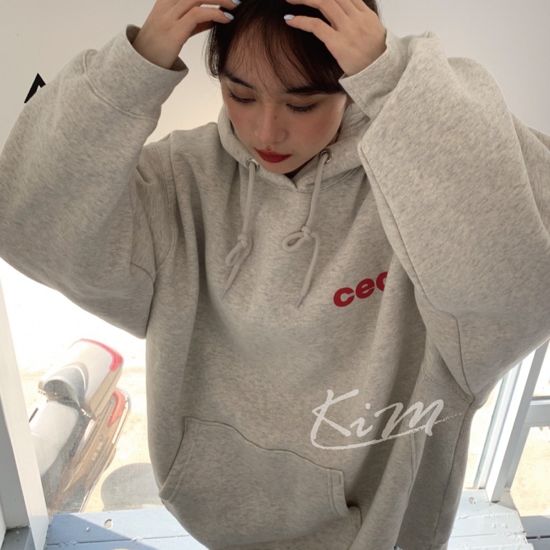 cec衛衣 女 寬鬆 連帽 加絨 長袖 男 CHANCECHANCE 帽T-細節圖2