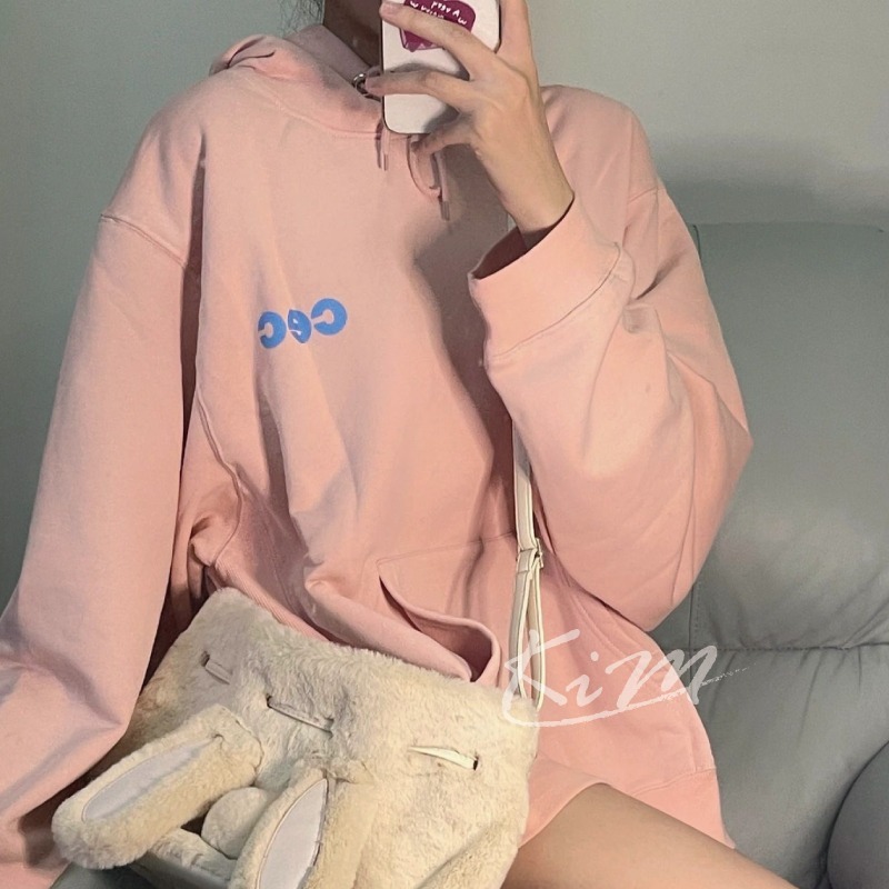 cec衛衣 女 寬鬆 連帽 加絨 長袖 男 CHANCECHANCE 帽T-細節圖4