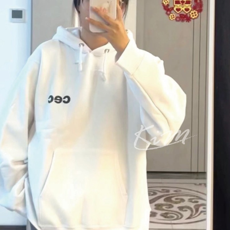 cec衛衣 女 寬鬆 連帽 加絨 長袖 男 CHANCECHANCE 帽T-細節圖7