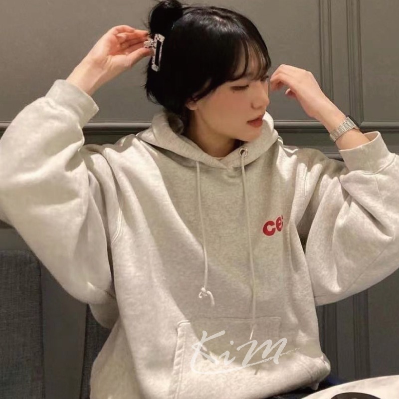 cec衛衣 女 寬鬆 連帽 加絨 長袖 男 CHANCECHANCE 帽T-細節圖9