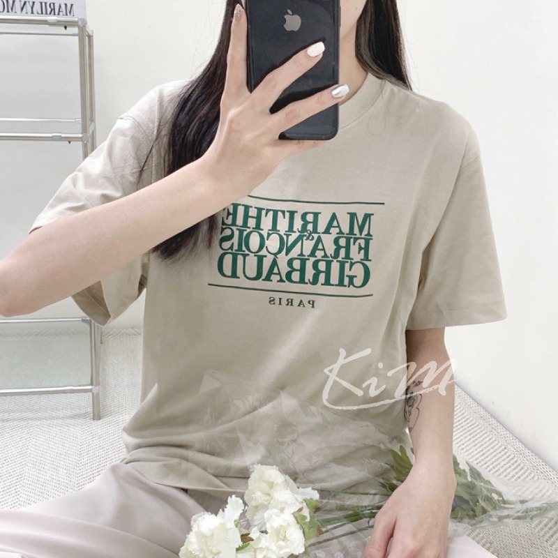 韓國代購 MARITHE CLASSIC LOGO TEE 經典 男版 女版 短版 短T 短袖 MFG-細節圖6