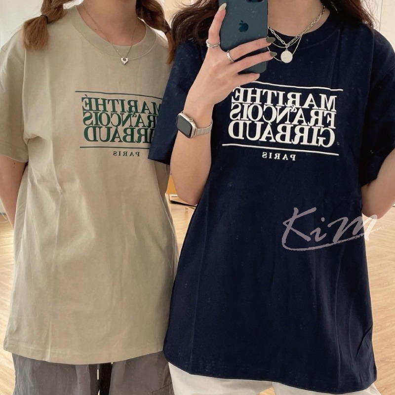 韓國代購 MARITHE CLASSIC LOGO TEE 經典 男版 女版 短版 短T 短袖 MFG-細節圖7