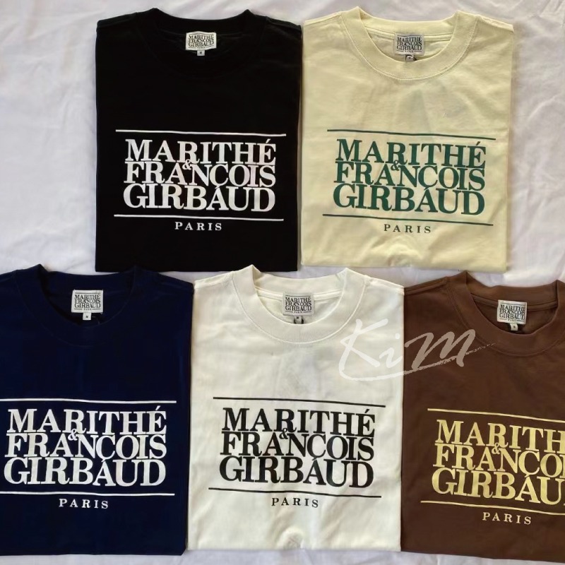 韓國代購 MARITHE CLASSIC LOGO TEE 經典 男版 女版 短版 短T 短袖 MFG-細節圖11