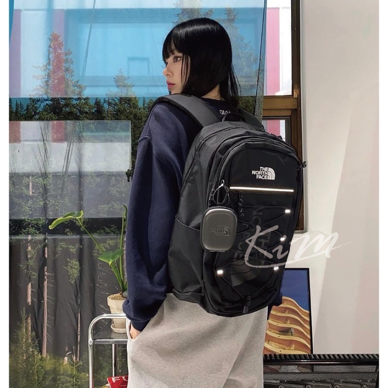 韓國THE NORTH FACE 北面 SUPER PACK 雙肩包 書包 後背包 新款大容量 附 硬殼零錢包-細節圖5