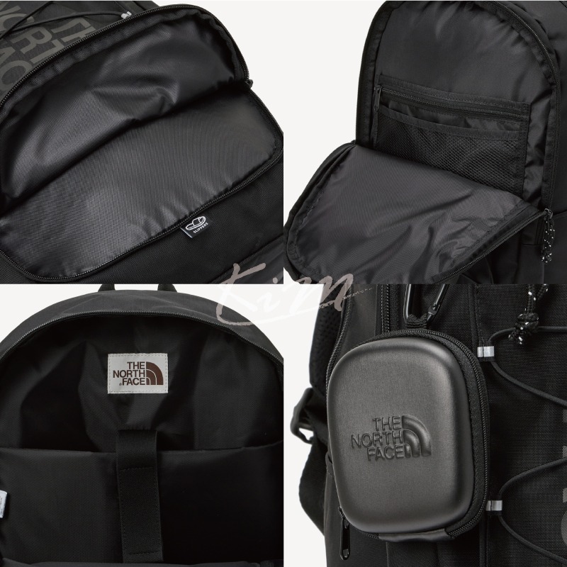 韓國THE NORTH FACE 北面 SUPER PACK 雙肩包 書包 後背包 新款大容量 附 硬殼零錢包-細節圖11