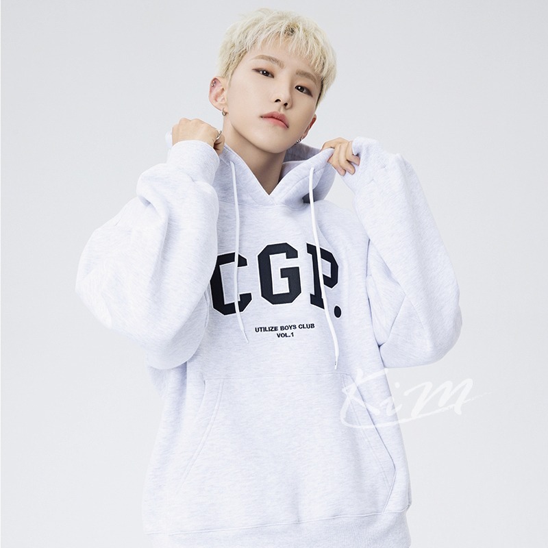 韓國CGP 長袖連帽T恤 HOSHI同款 codegraphy 連帽 長袖帽T寬鬆 女 男 秋冬 連帽T恤 帽T-細節圖3
