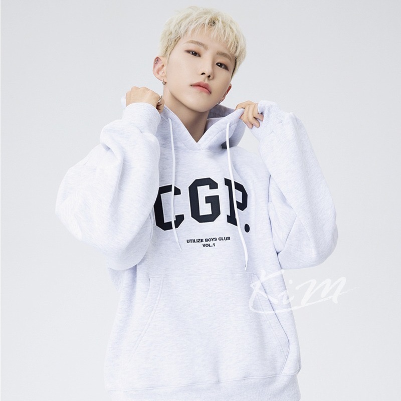 韓國CGP 長袖連帽T恤 HOSHI同款 codegraphy 連帽 長袖帽T寬鬆 女 男 秋冬 連帽T恤 帽T-細節圖3