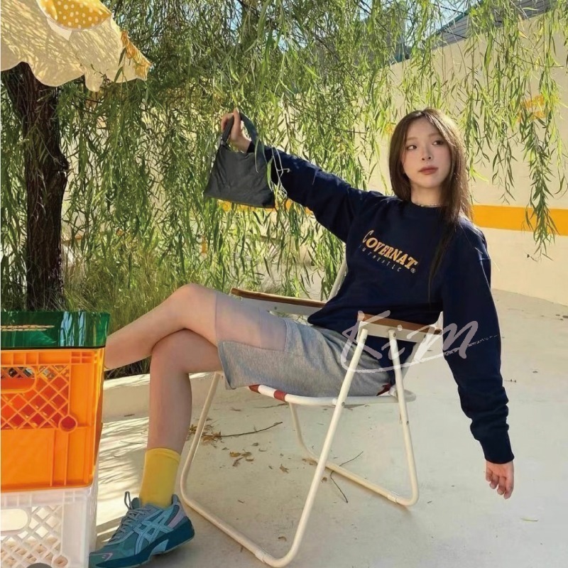 【預購】COVERNAT 經典LOGO 大學T 無刷毛 經典款 大LOGO 大學踢 長袖上衣 男女同款 正韓-細節圖10