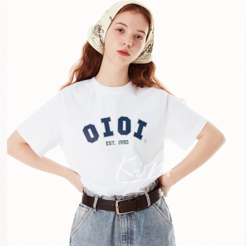 韓國OiOi 5252 糖果色 馬卡龍色 T恤 短袖 圓領T恤 男 女 ROSE 樸彩英代言 男 女 夏季-細節圖9