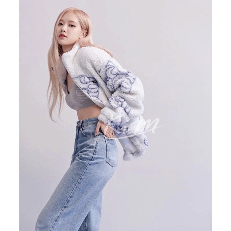 韓國OiOi 5252 立領羊羔毛外套 羊羔絨外套 夾克外套 冬季保暖外套 男女同款-細節圖3