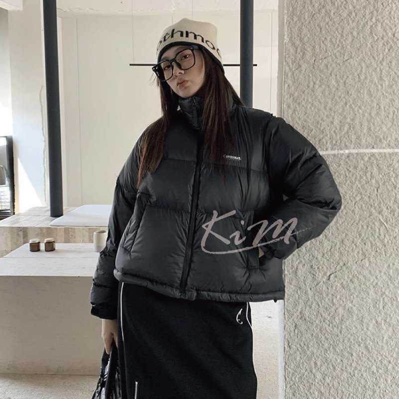 韓國Covernat 麵包服 羽絨服 秋冬保暖 長袖羽絨服 男 女 經典 立領寬鬆外套 外套-細節圖3