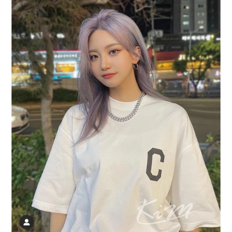 韓國Covernat 大C字母 簡約 休閒 寬鬆 短袖T恤 純棉半袖 上衣 男 女-細節圖2