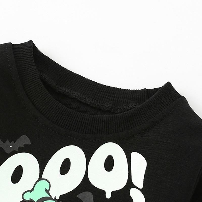 (現貨24H出貨) 秋季 MALWEE -.歐美款萬聖節米奇兒童長袖大學T-細節圖3