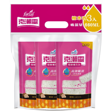 克潮靈除濕桶玫瑰.英國梨與小蒼蘭 /(補充包)350g3入【玫瑰.去霉味.檜木香.英國梨與小蒼蘭】-細節圖4