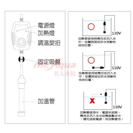 微笑的魚水族☆ADP【極短超迷你控溫器 25W.70W.150W.200W.300W.400W】加溫棒-細節圖3