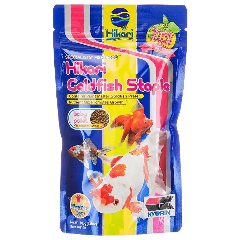 微笑的魚水族☆Hikari-高夠力【金魚主食飼料 BABY 100g.300g】幼魚 蘭壽 泰獅 土佐金-細節圖3