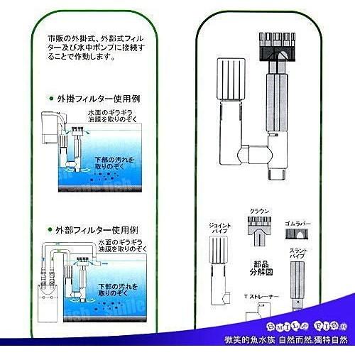 微笑的魚水族☆ISTA-伊士達【多功能油膜處理器(白色/黑色)】可接圓桶/外掛-細節圖3