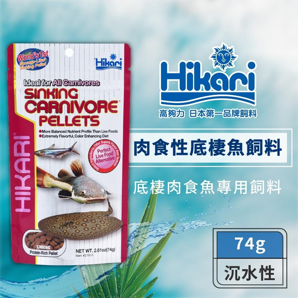 微笑的魚水族☆Hikari-高夠力【⾁⾷性底棲⿂飼料74g】(小顆粒) 底棲肉食魚專用28513-細節圖3