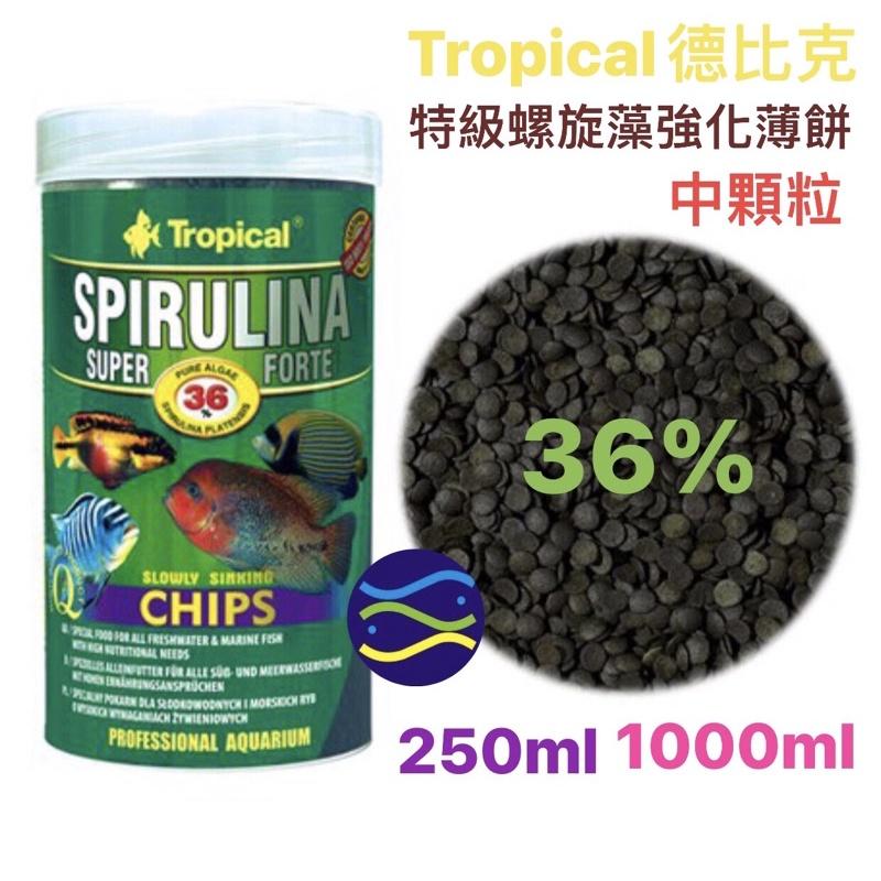 微笑的魚水族☆Tropical-德比克【特級螺旋藻強化薄餅(36%)中顆粒 250ml.1L】-細節圖3