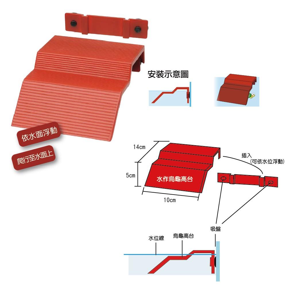 微笑的魚水族☆SUISAKU水作烏龜高台 (幼龜專用)-細節圖4