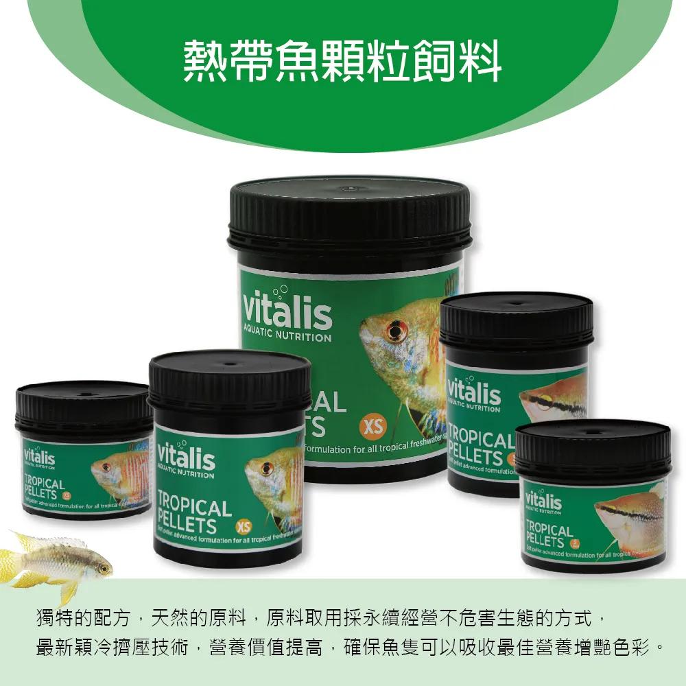 微笑的魚水族☆英國VITALIS【熱帶魚顆粒飼料70g.120g.300g(XS)(S)】-細節圖2