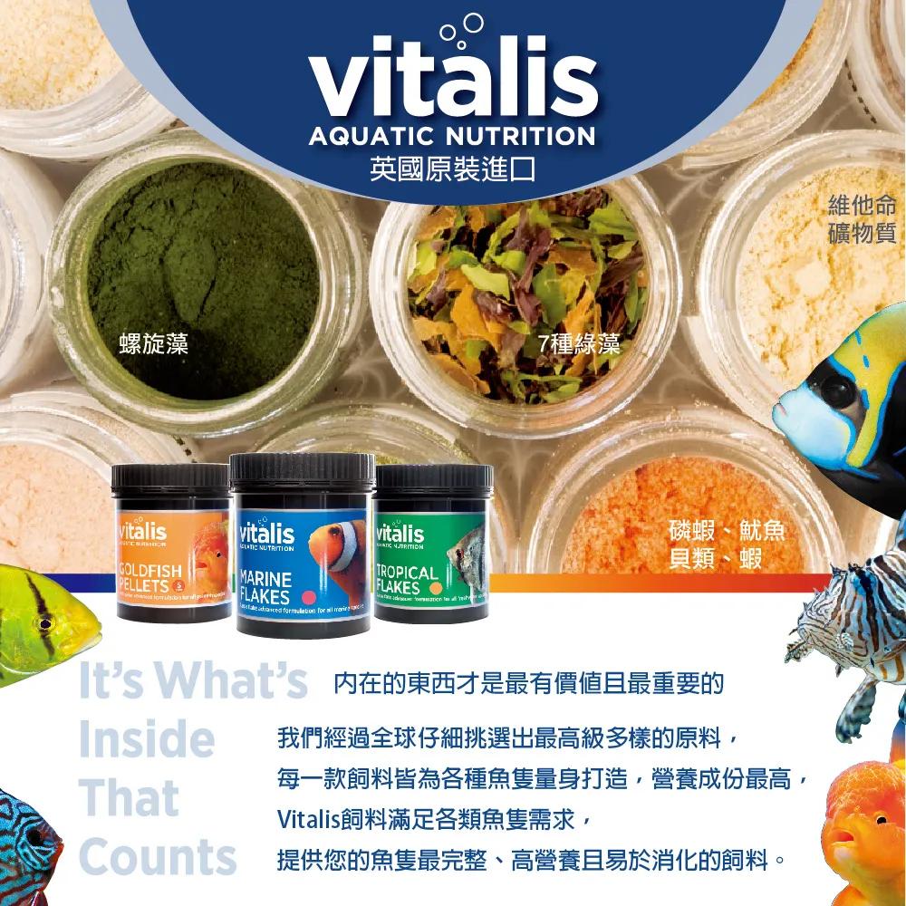 微笑的魚水族☆英國VITALIS【熱帶魚顆粒飼料70g.120g.300g(XS)(S)】-細節圖6