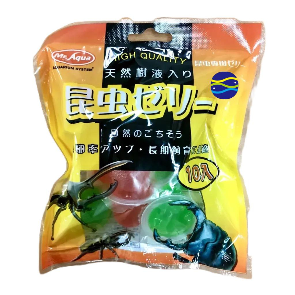 微笑的魚水族☆【甲蟲】【IM昆蟲果凍(綜合水果16g)10個/30個】草莓.蘋果.黑蜜.香蕉~混合-細節圖2