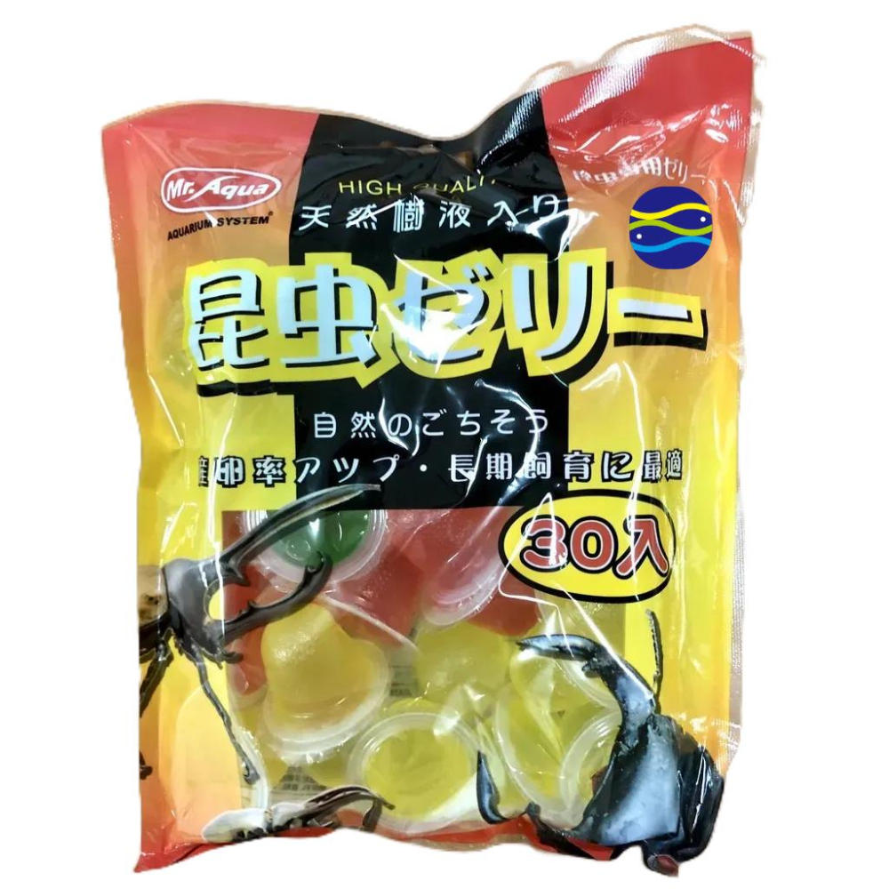 微笑的魚水族☆【甲蟲】【IM昆蟲果凍(綜合水果16g)10個/30個】草莓.蘋果.黑蜜.香蕉~混合-細節圖3