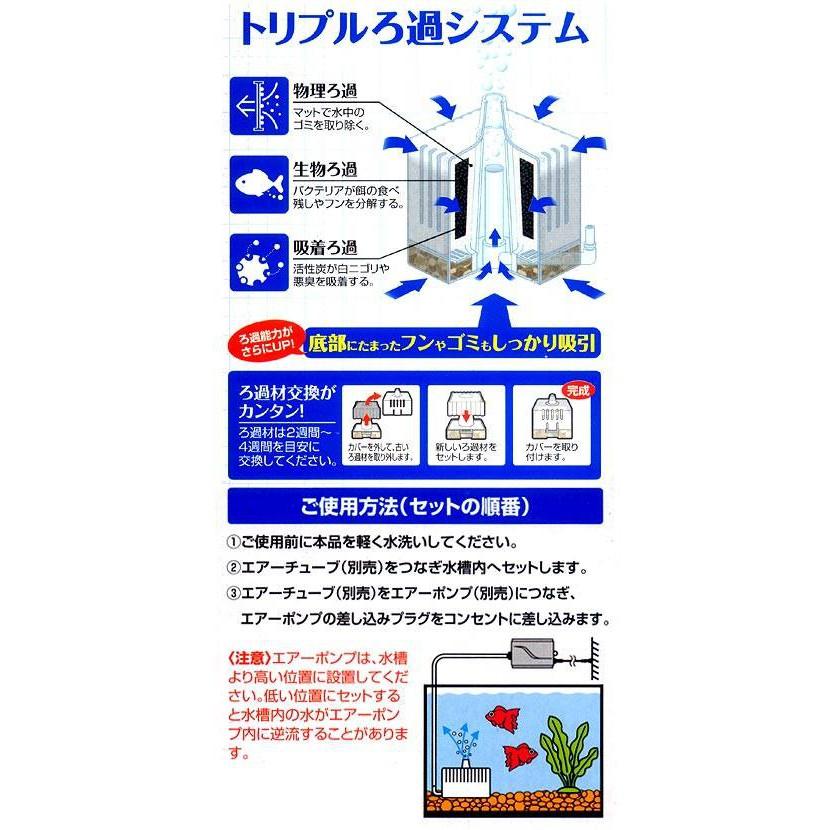 微笑的魚水族☆GEX-五味【水中過濾器S (水妖精)】替換濾材.三重過濾水中過濾器-細節圖5