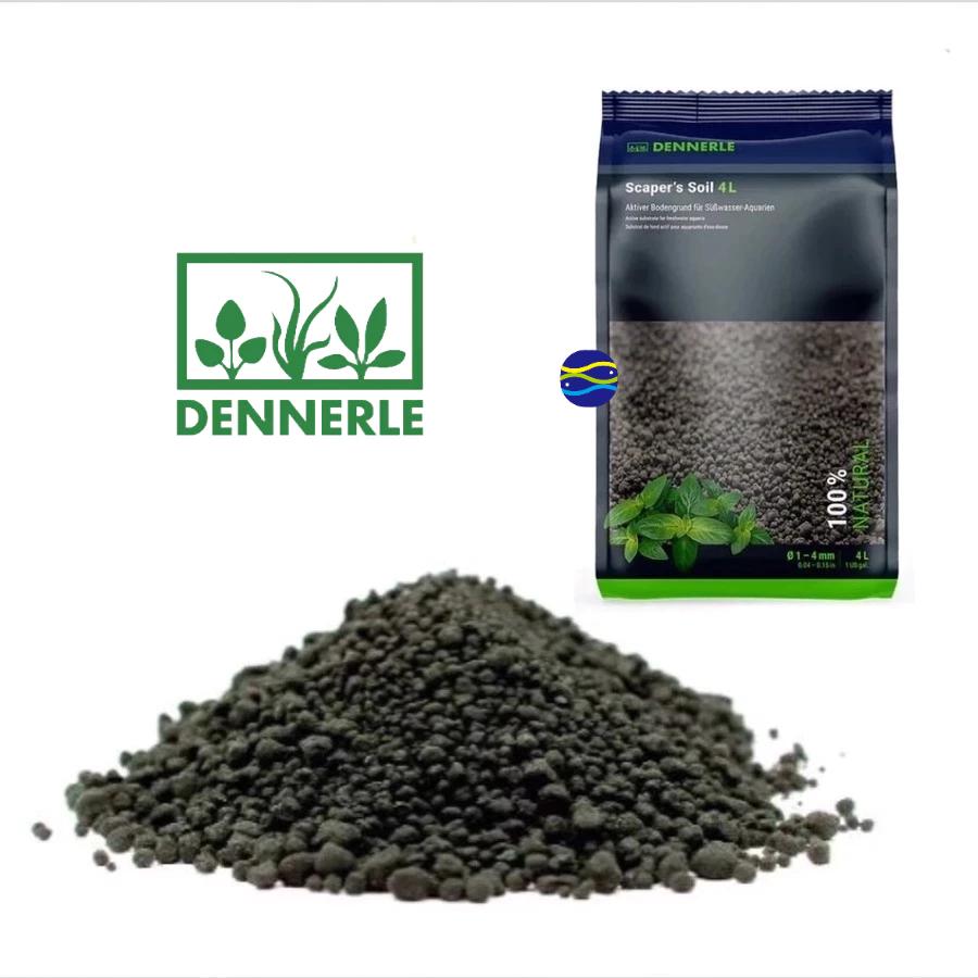 微笑的魚水族☆DENNERLE-丹尼爾【種植者 水草黑土4L.8L】酸性 水草培育 土、生態缸造景-細節圖4