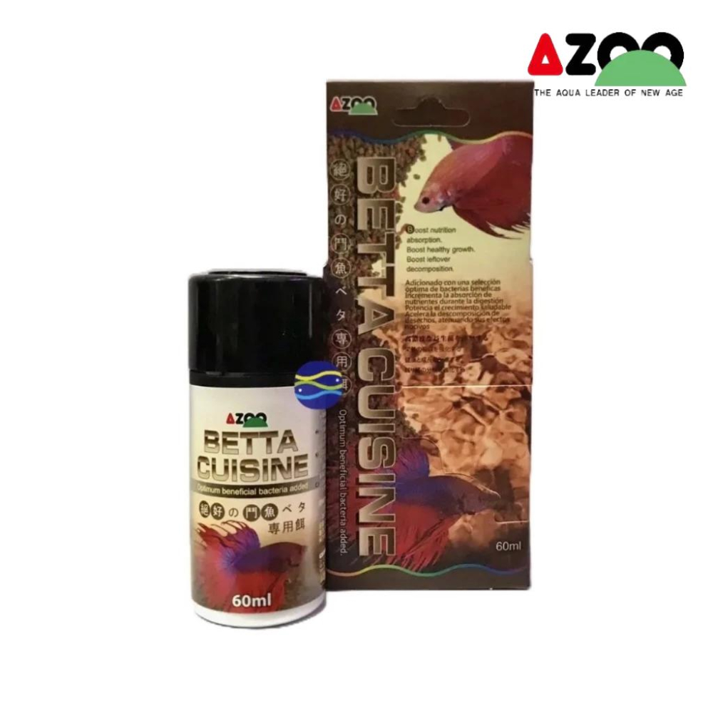 微笑的魚水族☆AZOO-愛族【特級鬥魚專用飼料25g/60ml】高活性益生菌配方-細節圖6