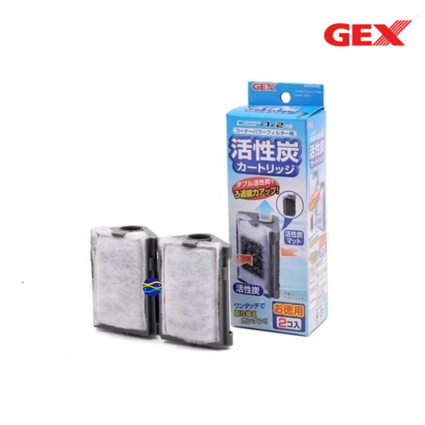 微笑的魚水族☆GEX-五味【角落型過濾器活性碳替換棉】活性碳過濾棉 F1.F2水中過濾器專用 烏龜過濾器-細節圖3