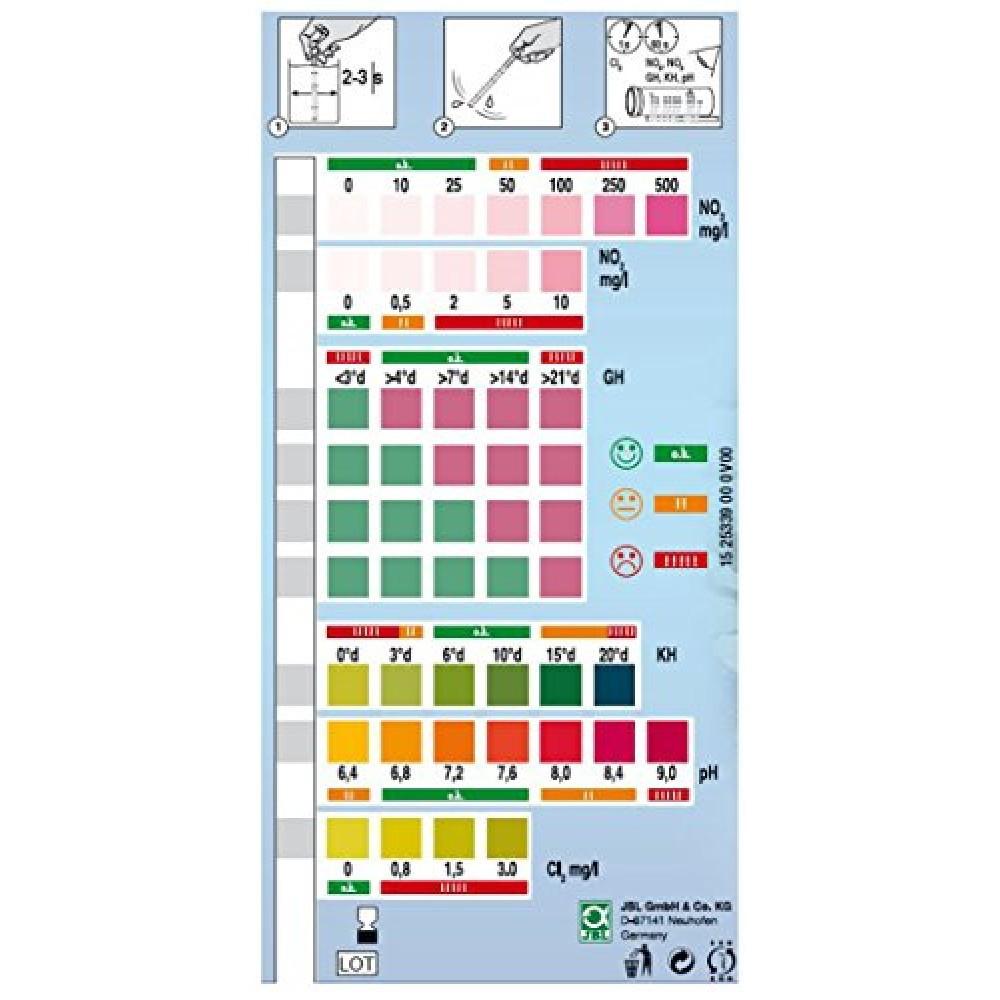 微笑的魚水族☆JBL-珍寶【七合一水質測試紙(原裝)】7合1 PH.KH.GH.NO2.NO3.CL2.CO2-細節圖8
