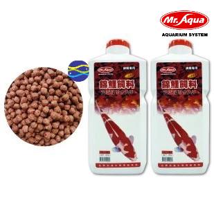 微笑的魚水族☆MR.水族先生【錦鯉樂飼料(紅)1kg 紅大/紅中】錦鯉飼料-細節圖3