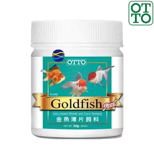 微笑的魚水族☆OTTO-奧圖【*金魚薄片飼料35g.100g.200g.400g】-細節圖3