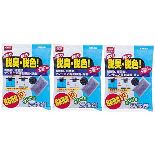 微笑的魚水族☆GEX-五味【脫臭脫色活性碳80g散裝30入】濾材 淨水 活性碳包 過濾器 上部過濾 過濾 淨化水質-細節圖4