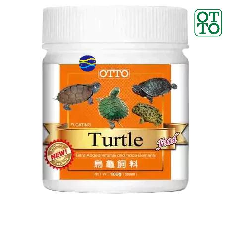 微笑的魚水族☆OTTO-奧圖【烏龜條狀飼料(M)250ml.90g】浮性 原色 條狀.巴西龜.水龜.澤龜.大烏龜.小烏龜-細節圖2