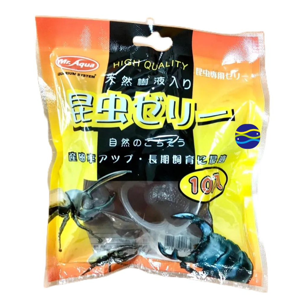 微笑的魚水族☆【甲蟲】【IM 昆蟲果凍(黑蜜.黑糖16g) 10個/30個】-細節圖2