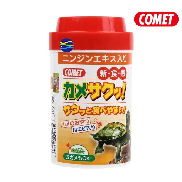 微笑的魚水族☆COMET可美多【澤龜高鈣鮮蔬34g.130g.300g】烏龜飼料 水龜 澤龜 幼龜 小點心-細節圖2