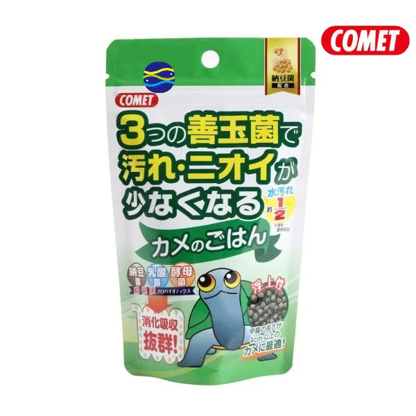 微笑的魚水族☆COMET可美多【善玉菌澤龜飼料50g.150g】納豆菌烏龜飼料 水龜 澤龜-細節圖2