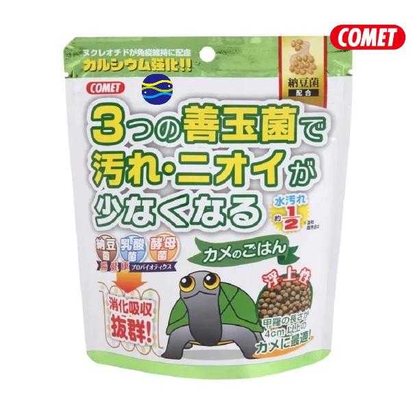 微笑的魚水族☆COMET可美多【善玉菌澤龜飼料50g.150g】納豆菌烏龜飼料 水龜 澤龜-細節圖3