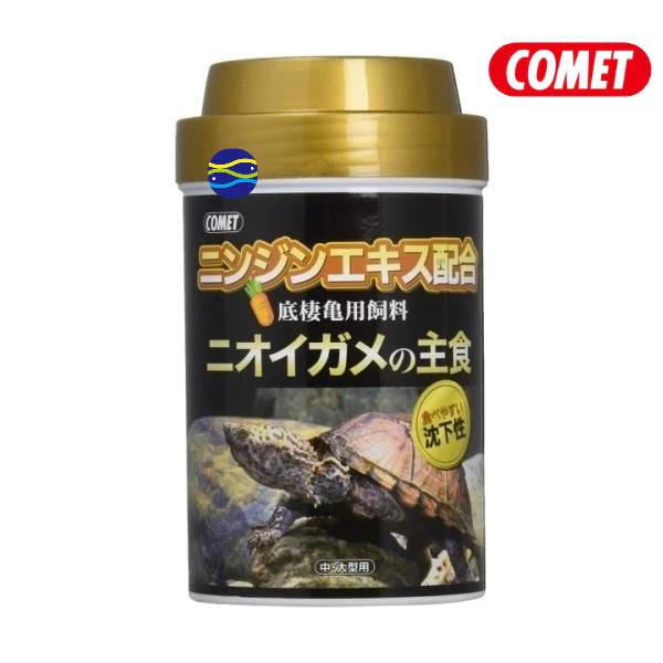 微笑的魚水族☆COMET可美多【麝香龜高蛋白飼料(下沉性)55g.140g】底棲烏龜 主食 澤龜飼料 水龜飼料-細節圖4