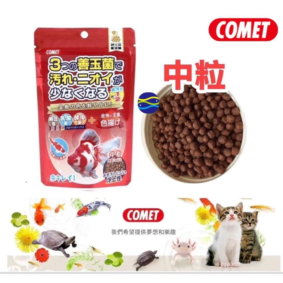 微笑的魚水族☆COMET可美多【善玉菌金魚增豔飼料90g.200g】金魚主食 增豔 色揚 增體 蘭壽 錦鯉 金魚 獅頭-細節圖3