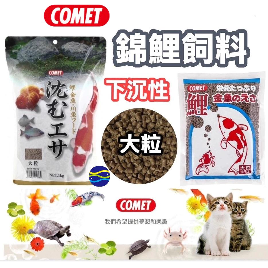 微笑的魚水族☆COMET可美多【錦鯉飼料(下沉性)400g.1kg】龍鯉 鯉魚主食 魚飼料 金魚飼料 鯉魚飼料 龍鯉飼料-細節圖3