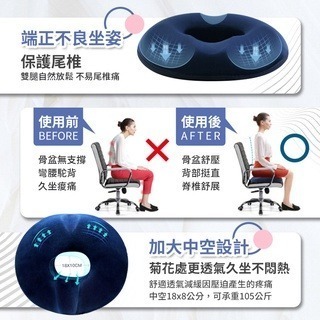 【12h快速出貨】記憶坐墊 痔瘡坐墊 減壓坐墊 汽車坐墊 美臀坐墊 透氣減壓坐墊 椅墊坐墊 座墊靠墊-細節圖2