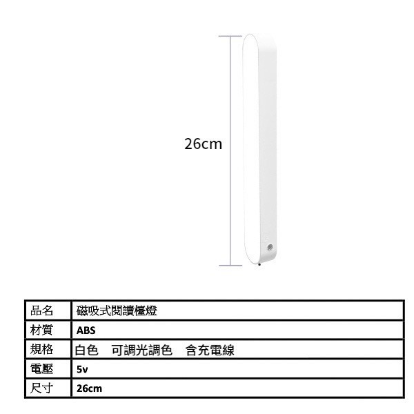 【12h快速出貨】LED磁吸閱讀燈 磁吸壁燈 三色調光 宿舍神器 磁吸燈條 護眼檯燈  可手持 遙控 小夜燈-細節圖2
