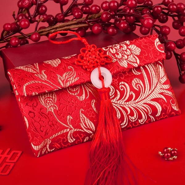 富貴吉祥金線刺繡紅包-細節圖6