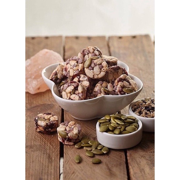 當天出 星宇航空機上點心 南瓜子蔓越莓糙米堅果酥 (8入/袋) 160g-細節圖4